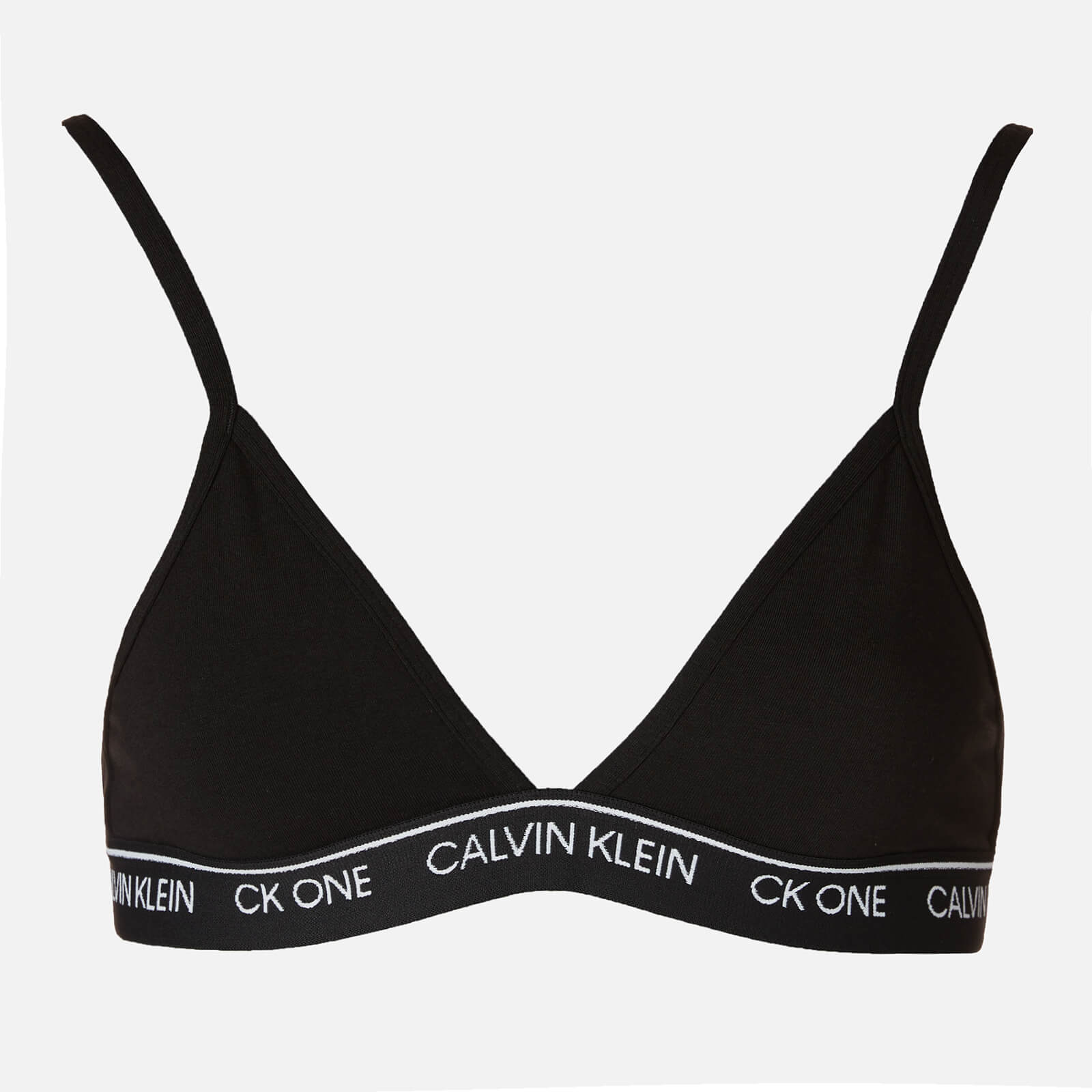 calvin klein black triangle bralette