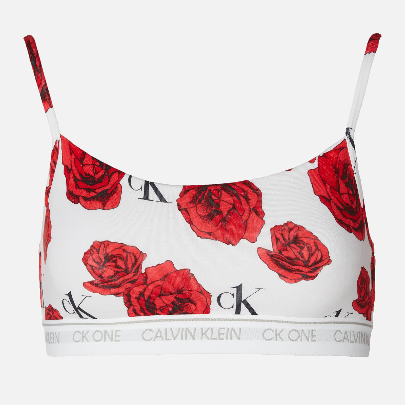 calvin klein charming roses bralette