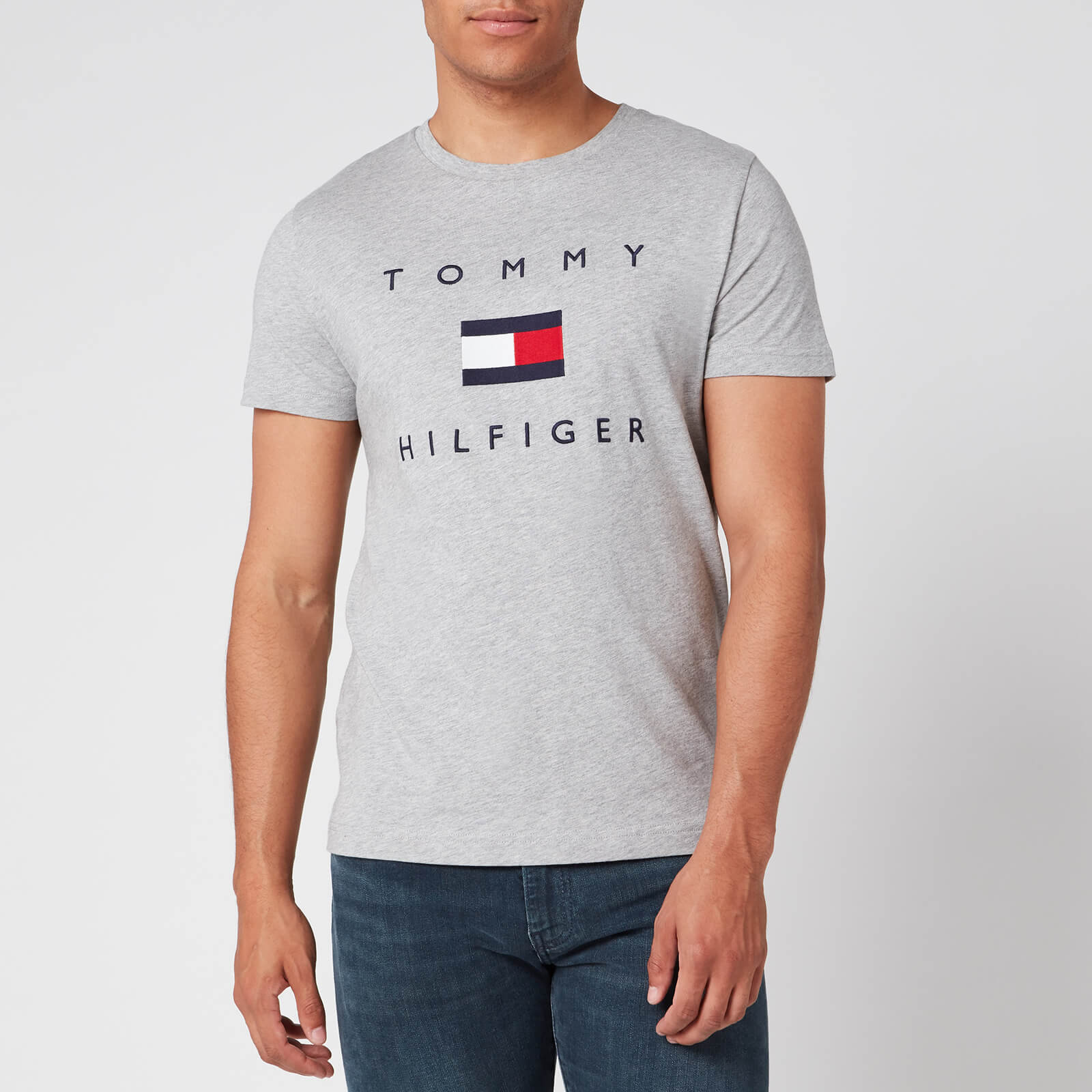 tommy jeans centre logo t shirt