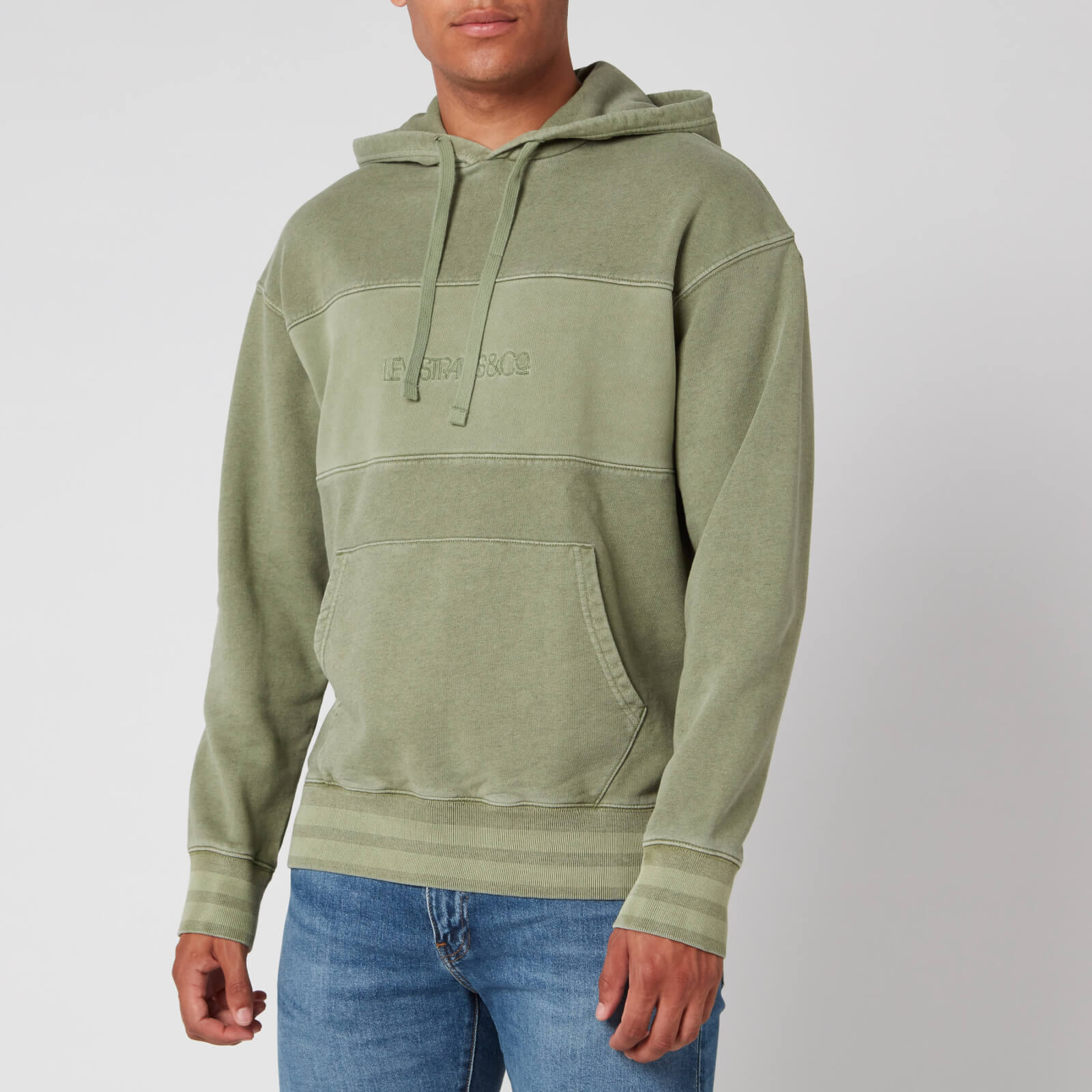 levis green hoodie