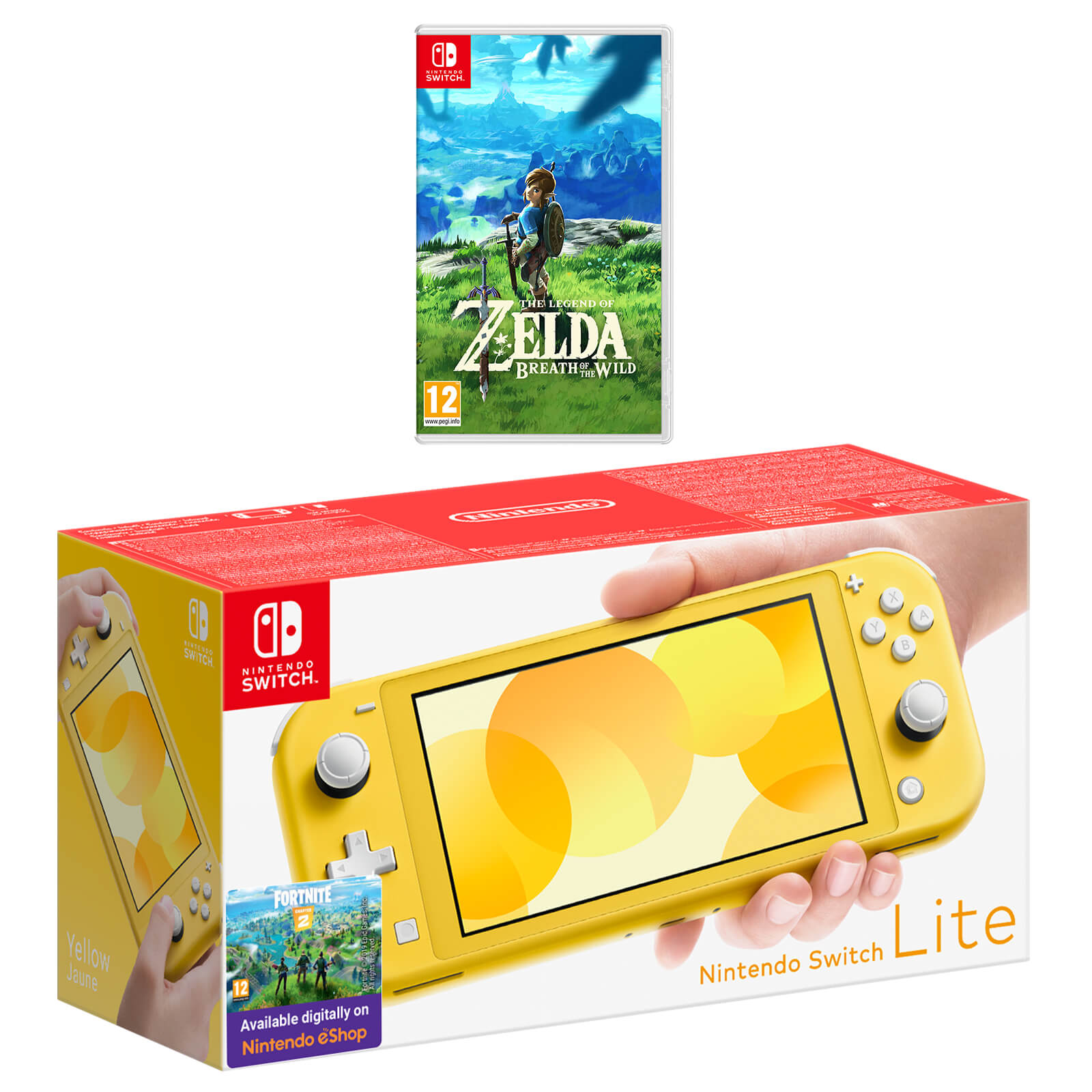 nintendo switch lite with zelda breath of the wild