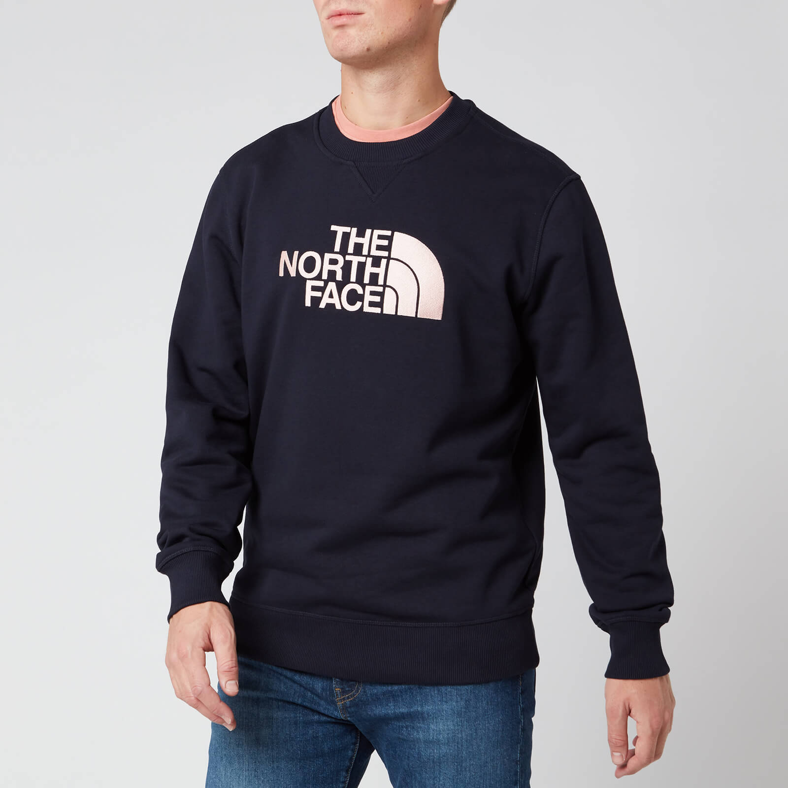 navy north face sweatshirt
