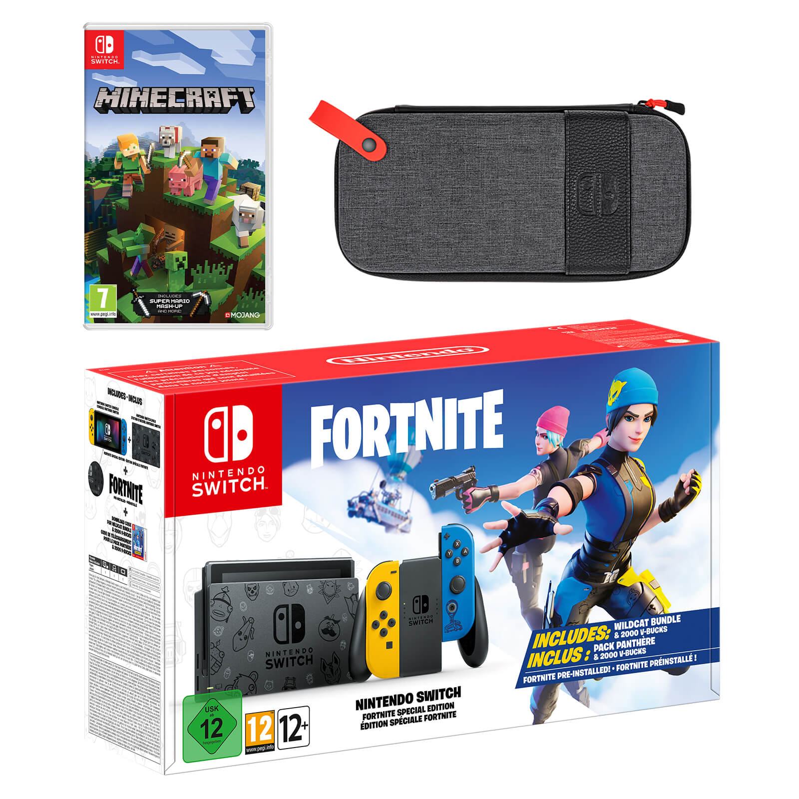 Nintendo Switch Fortnite Special Edition Minecraft Pack Nintendo Official Uk Store