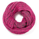 Impulse Women's Neon Knitted Snood - Pink