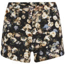 Lavish Alice Women's Dark Floral Shorts - Multi