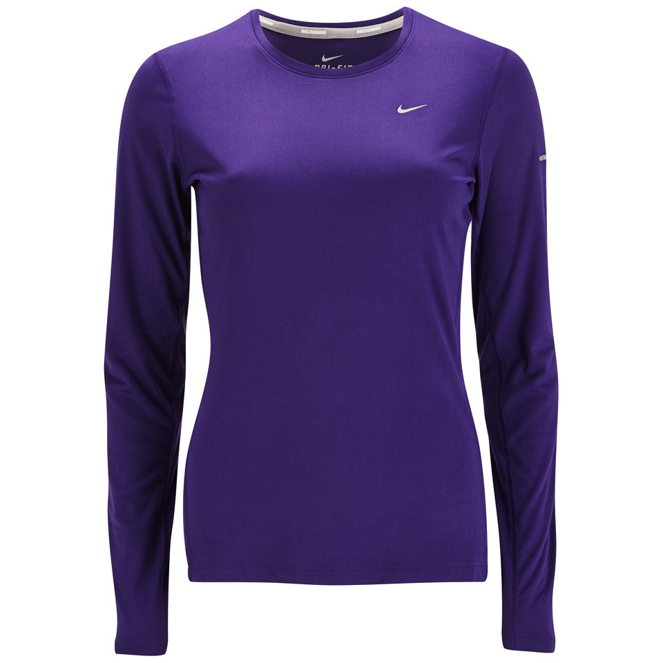 nike women's miler long sleeve running top