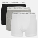 Calvin Klein Men's 3 Pack Trunk Boxer Shorts - Black/White/Grey