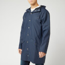 RAINS Men's Long Jacket - Blue