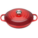 Le Creuset Signature Cast Iron Shallow Casserole Dish - 26cm - Cerise