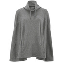 UGG Women's Pichot Lightweight Double Knitted Fleece Poncho - Charcoal Heather