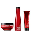 Shu Uemura Art of Hair Color Lustre Color Lustre Sulfate Free Shampoo (300ml), Masque (200ml) and Thermo-Milk (150ml)