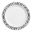 Design Letters Kids' Collection Melamine Plate - White