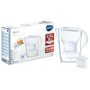 BRITA Maxtra+ Marella Cool Water Filter Jug Annual Pack with 12 Cartridges - White