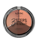 NYX Professional Makeup 3 ステップス トゥ スカルプト フェイス スカルプティング パレット - ディープ