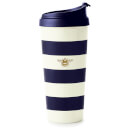 Kate Spade Thermal Mug - Navy Stripe With Bee