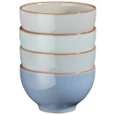 Denby Always Entertaining -Blues - 4 Piece Small Bowl Set