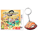 Sushi Striker: The Way of Sushido (Nintendo 3DS) + Sushi Keychain