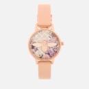 Olivia Burton Women's Glasshouse Watch - Nude Peach/Rose Gold