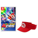 Mario Tennis Aces + Mario Visor