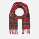 Barbour Men's Tartan Lambswool Scarf - Red