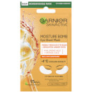 Тканевые патчи для глаз Garnier Hyaluronic Acid and Orange Juice Hydrating Brightening Eye Sheet Mask, 6 г