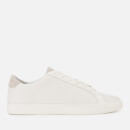 Kurt Geiger London Men's Donnie Leather Cupsole Trainers - White