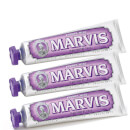 Marvis Jasmine Mint Toothpaste Bundle -hammastahnasetti (3x85ml)