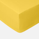 in homeware 200 Thread Count 100% Cotton Fitted Sheet - Yellow