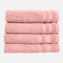 in homeware Supersoft 100% Cotton 4 Piece Towel Bale - Blush