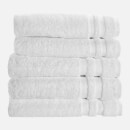 in homeware 100% Egyptian Cotton Pile 5 Piece Towel Bale - White