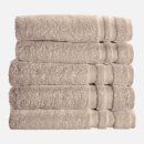 in homeware 100% Egyptian Cotton Pile 5 Piece Towel Bale - Natural