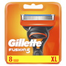 Gillette Fusion Razor Blades Refill, 8 Pack