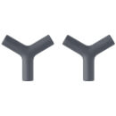 RIG-TIG Hang-It Knobs Set of 2 - Dark Grey