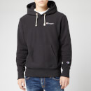 Champion Men's Small Script Hooded Sweatshirt - Black