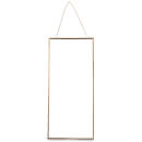 Nkuku Gigantic Antique Brass Kiko Frame - Long Portrait - 20 x 9"