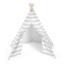 Snüz Kids Teepee Play Tent - Grey Stripe