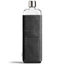 Memobottle Slim Vegan Leather Sleeve - Black