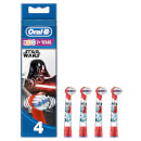 Kids' Opzetborstels Met Star Wars-figuren, Verpakking 4-Pak Kids' Opzetborstels Met Star Wars-figuren, Verpakking 4-Pak