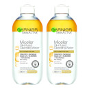 Garnier Micellar Water Oil Infused Facial Cleanser 400ml Duo Pack Garnier Micellar Water Oil Infused Facial Cleanser 400ml Duo Pack