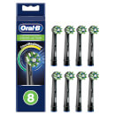CrossAction Opzetborstels - Zwart, Verpakking 8-Pak CrossAction Opzetborstels - Zwart, Verpakking 8-Pak