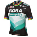 Sportful Bora Hansgrohe Ex World Champion BodyFit Team Jersey - Black/Green Sportful Bora Hansgrohe Ex World Champion BodyFit Team Jersey - Black/Green