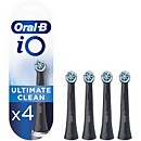 Oral-B iO Ultimate Clean Opzetborstels - Zwart, Verpakking 4-Pak