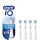 Oral-B iO Ultimate Clean Opzetborstels - Wit, Verpakking 4-Pak