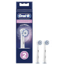Oral-B Sensitive Clean Opzetborstels, 2 Stuks