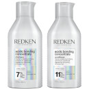 Duo de shampoing et d'après-shampoing concentrés liants à l'acide Redken