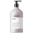 Shampooing Silver pour Cheveux Gris, Blancs ou Blond Clair L’Oréal Professionnel Serie Expert 750 ml