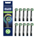 Oral-B CrossAction Toothbrush Head Black, CleanMaximiser Technology, 10 Counts, Mailbox Sized Pack Oral-B CrossAction Toothbrush Head Black, CleanMaximiser Technology, 10 Counts, Mailbox Sized Pack