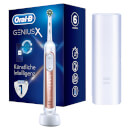 Oral-B Genius X Elektrische Tandenborstel Rose Gold + Travel Case