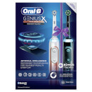 Oral-B Genius X Duo Pack of Two Electric Toothbrushes, Rose Gold & Black