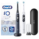 iO7 Duo Pack of Two Electric Toothbrushes, White & Black iO7 Duo Pack of Two Electric Toothbrushes, White & Black